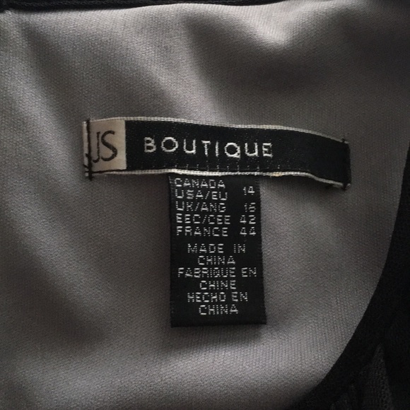 Black Embellished Cocktail/Evening Dress - Picture 2 of 3